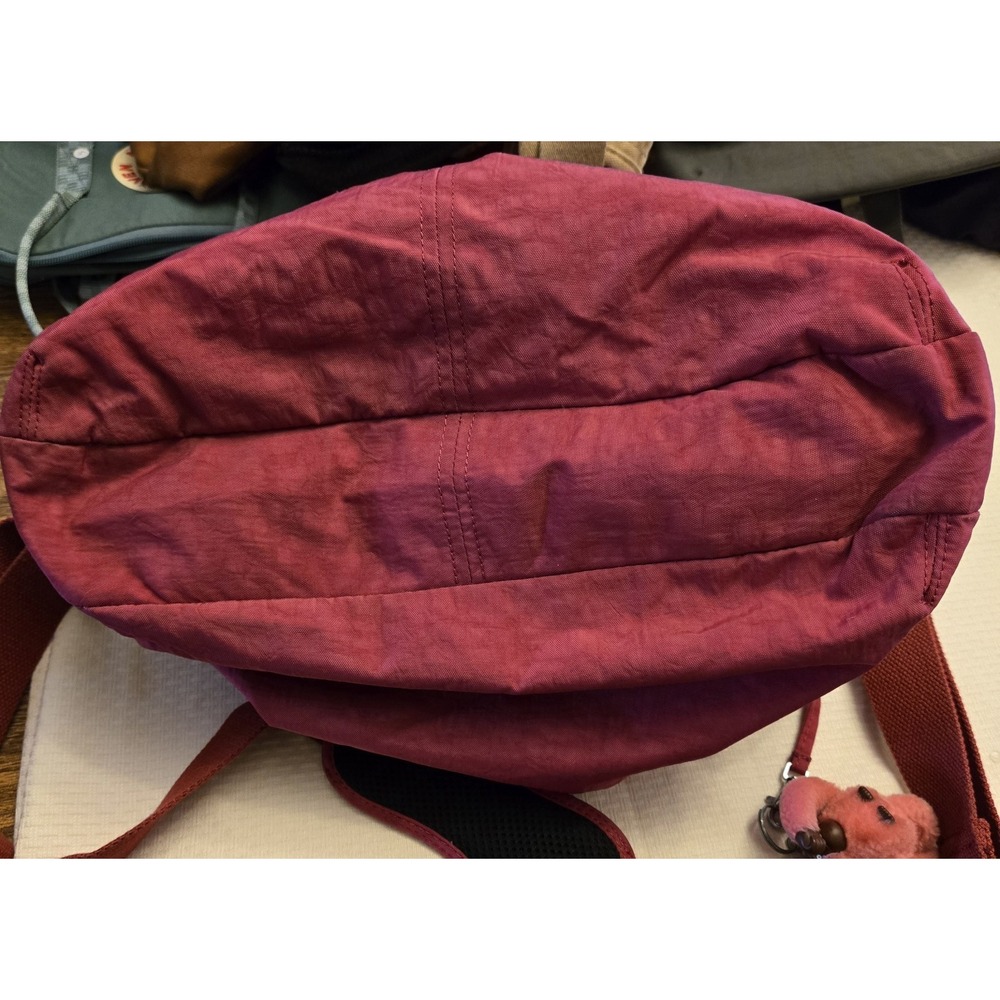 Kipling Digigo TM4889 Burgundy/ Pink Laptop Messenger Bag Crossbody Luggage READ - Picture 12 of 14